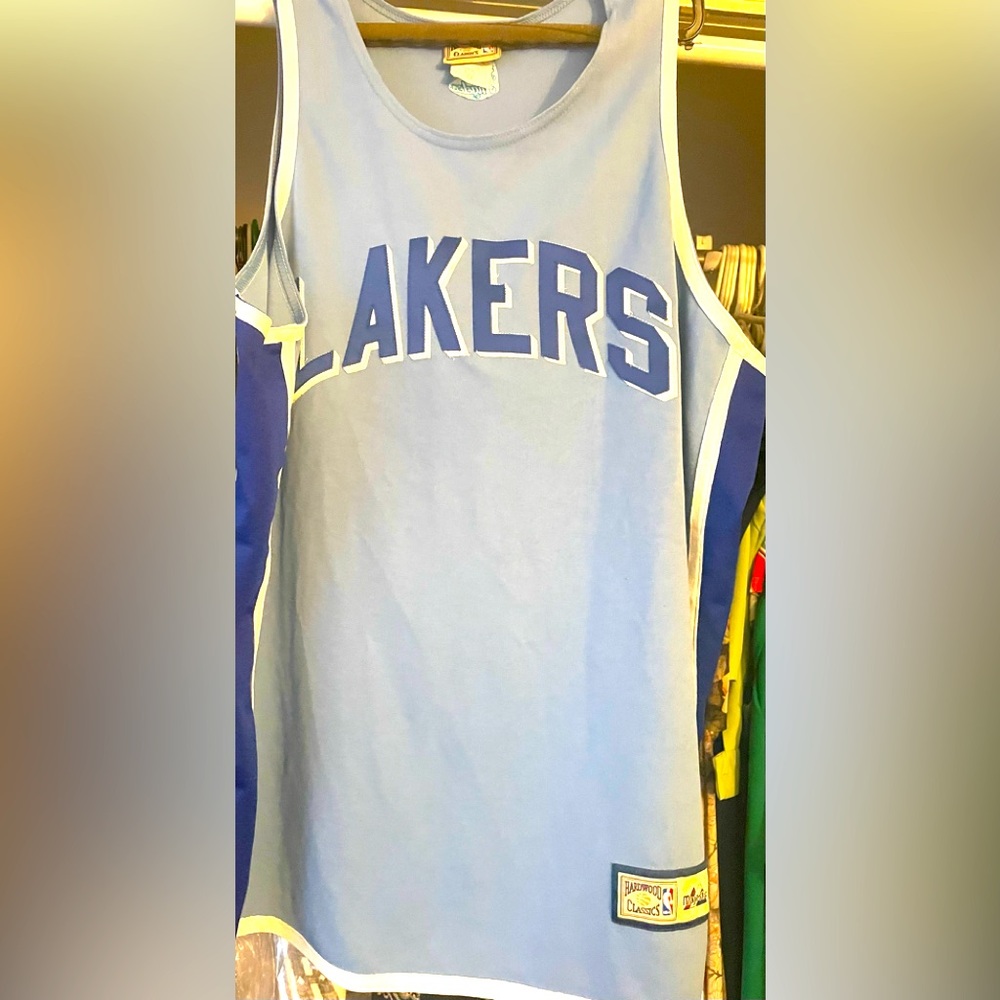 Majestic throwback Lakers Jersey